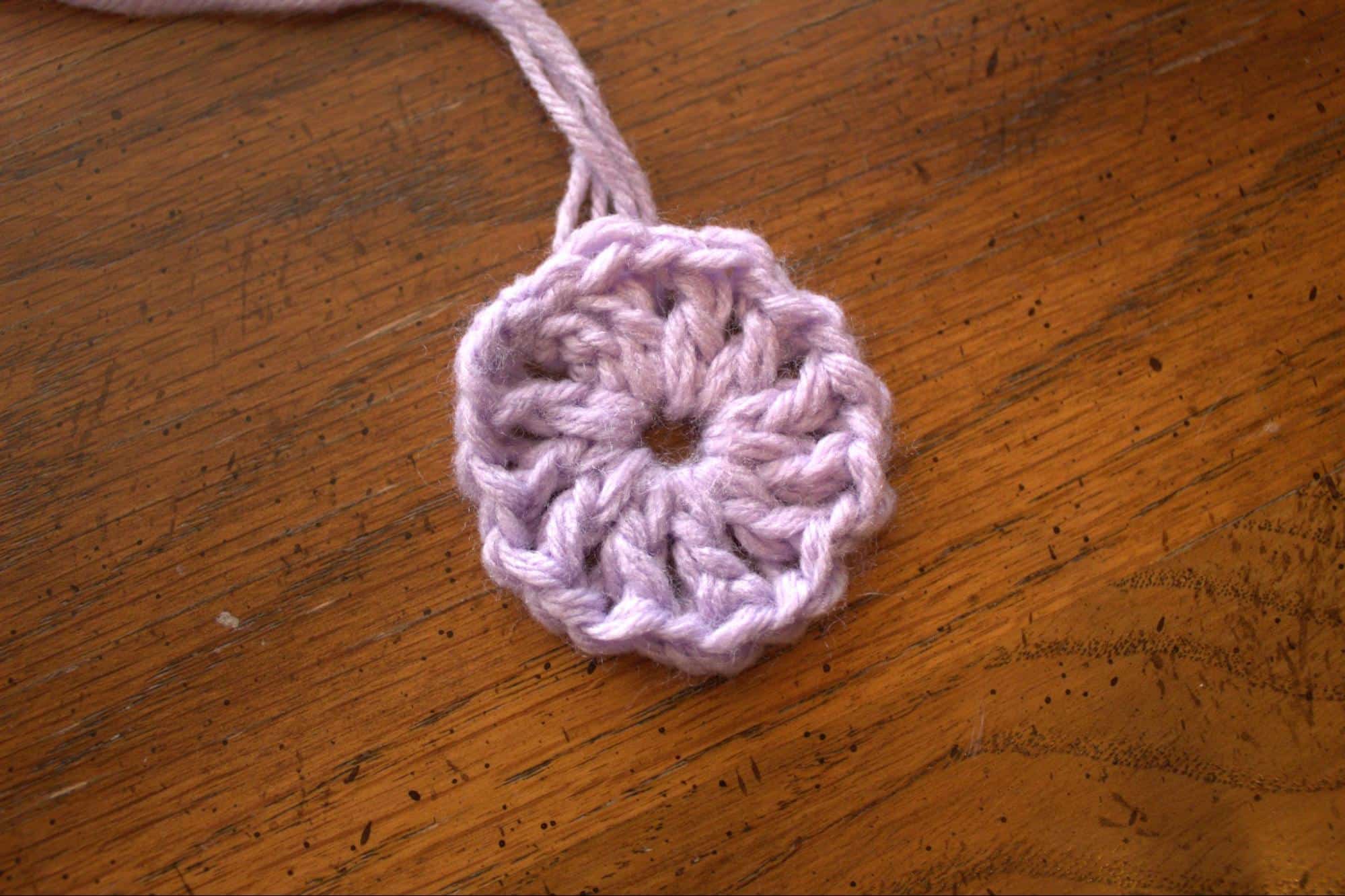 Mandala Coaster Step-by-Step round 1 Mandala Coaster Pattern Instruction Round 1